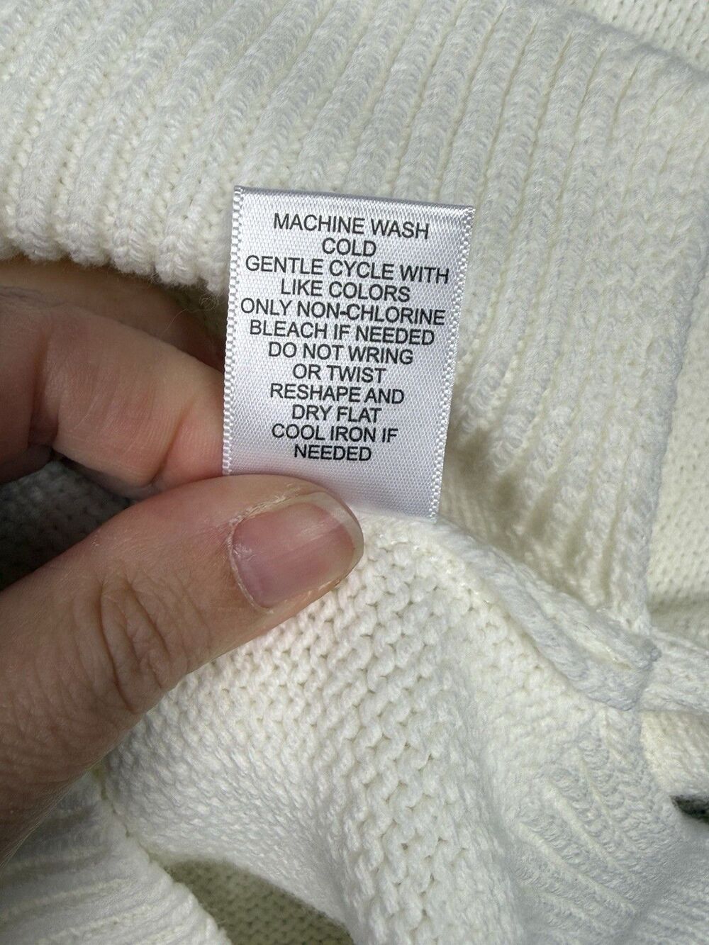Soho & Stella American Flag Sweater Small White Patriotic Knit Pullover USA NWT - Picture 10 of 11